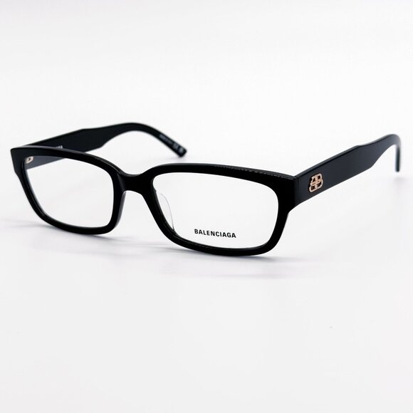 NEW BALENCIAGA EYEGLASSES BB0065O 001 SQUARE BLACK WOMEN EYEWEAR BALENCIAGA - Picture 5 of 8